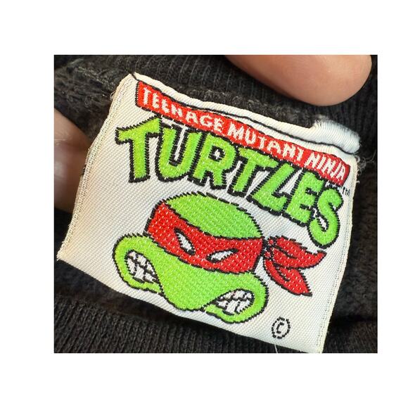 Teenage Mutant Ninja Turtles Crewneck Sweatshirt Youth‎ Large Vintage Retro 1990 - Picture 6 of 10